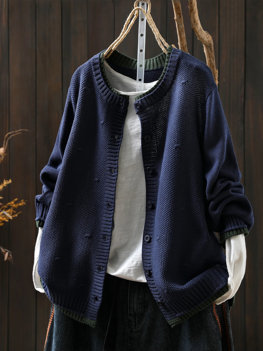 THE ISOLDE | TEXTURED CARDIGAN