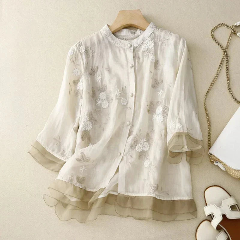 Audrey | Embroidered blouse