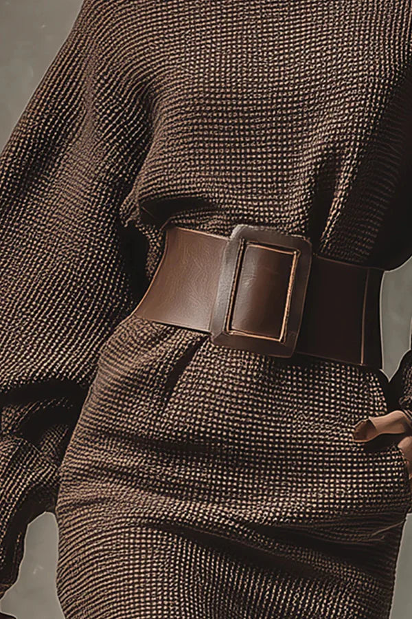 NORA | ELEGANT BELTED DRESS