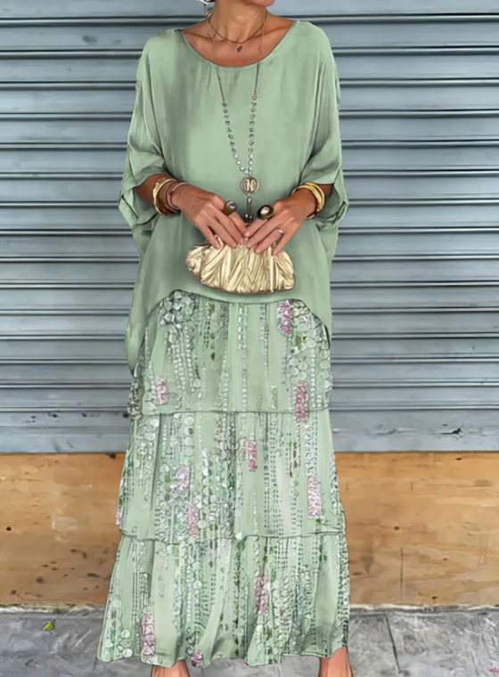 Amelia | Elegant Flowing Maxi Dress