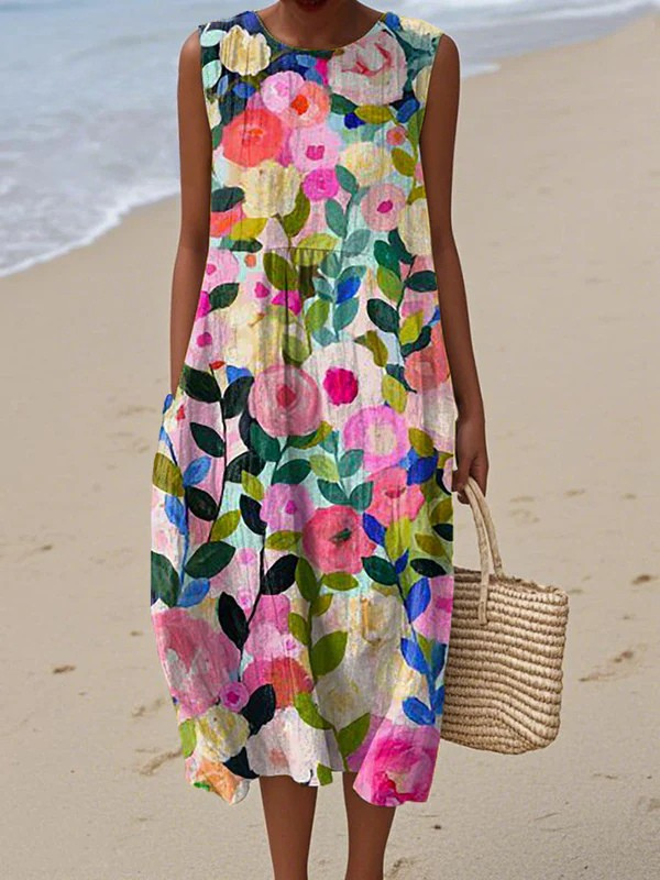 Ainsley Floral Midi Dress