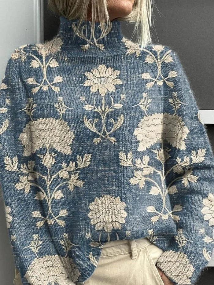WILLOW | ARTISTIC MOCK NECK SWEATER