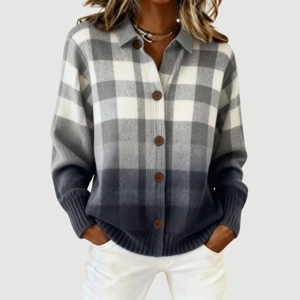 MARA | CHECKED ELEGANT BLOUSE