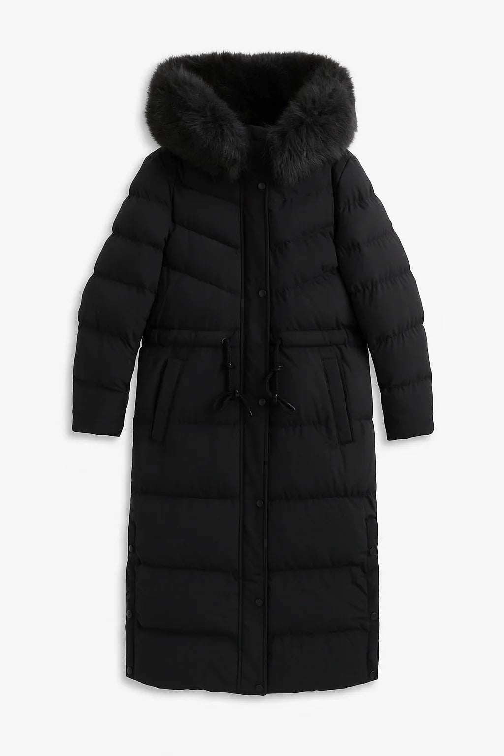ALISSA | FAUX FUR HOODED COAT