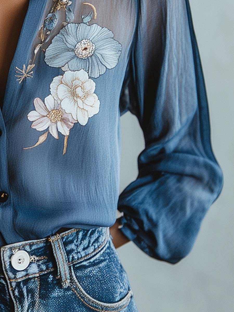 Madison Boho Chic Women's Blouse