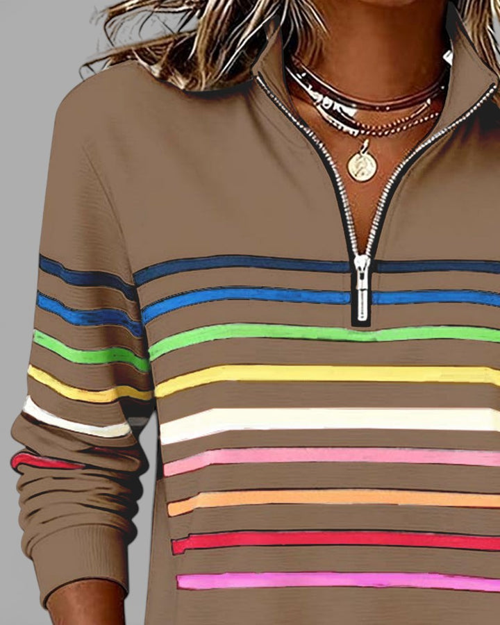 Cassie | Elegant Half-Zip Sweatshirt