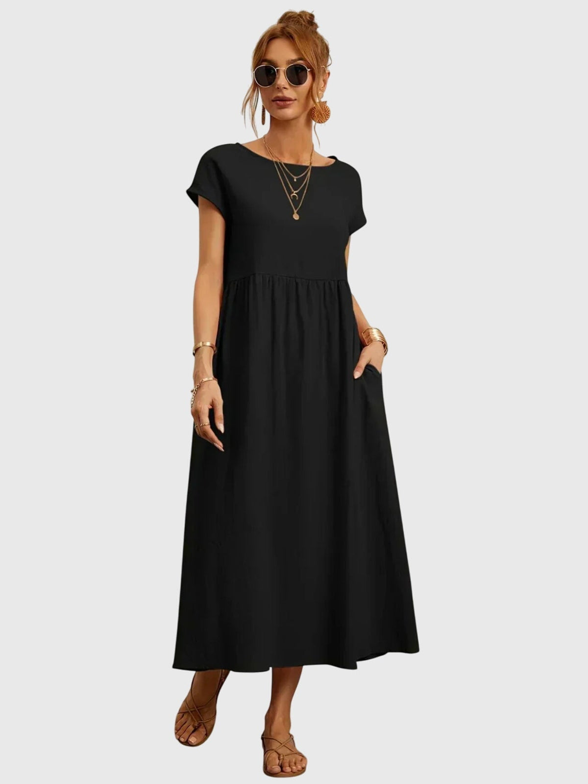 GISELLE | RELAXED POCKET DRESS