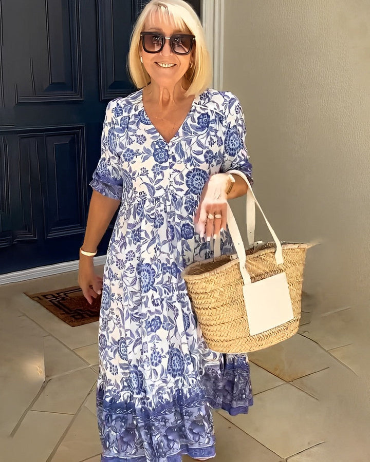 Harper | Graceful V-Neck Floral