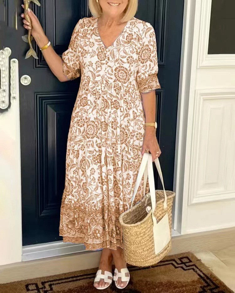 Harper | Graceful V-Neck Floral
