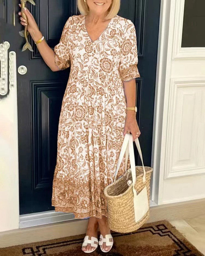 Harper | Graceful V-Neck Floral