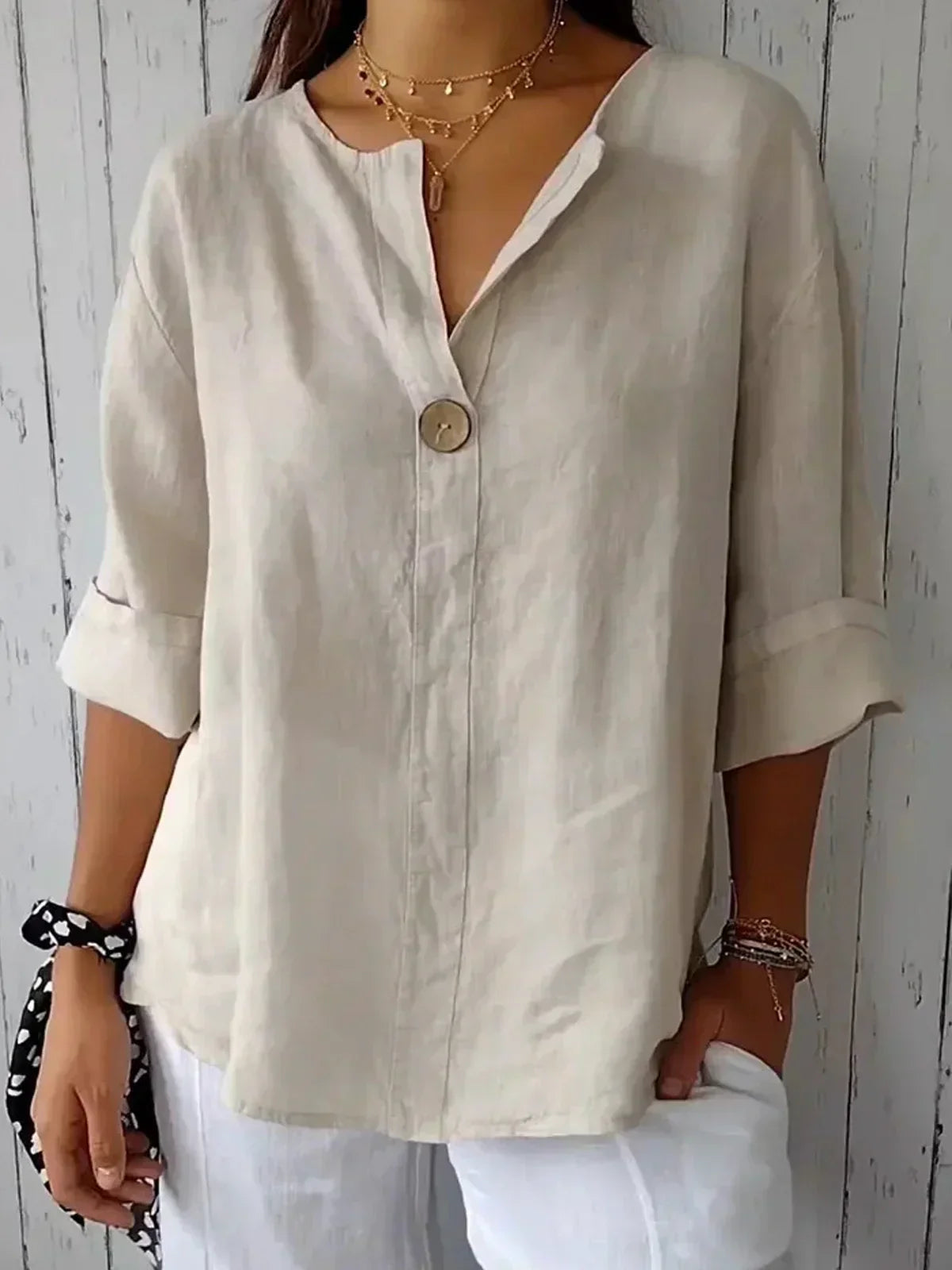 Hadley - Casual V-Neck Blouse