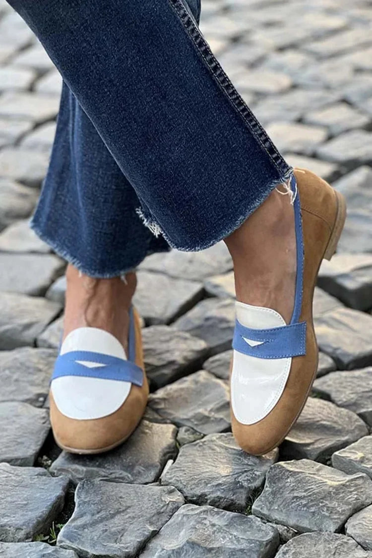 LEAH | COLOR-BLOCK LOAFERS