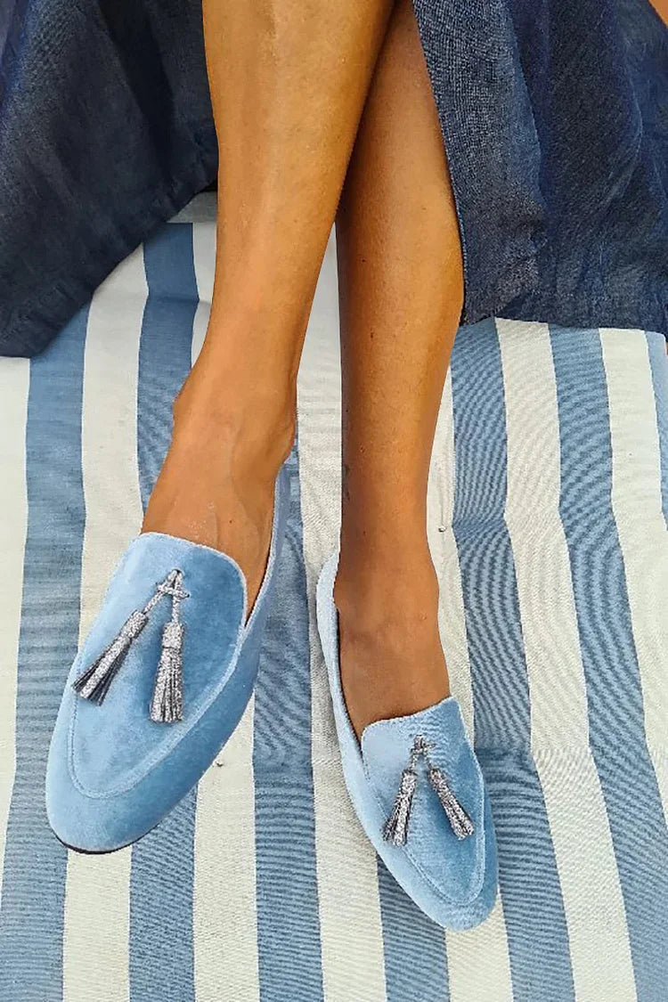 MIA | SLIPPER WITH SILVER TASSEL