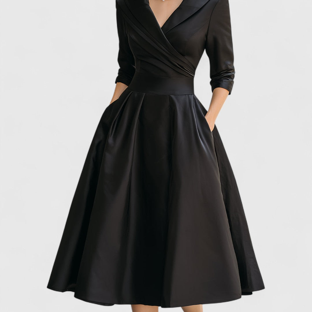 MADELINE | WRAP MIDI DRESS