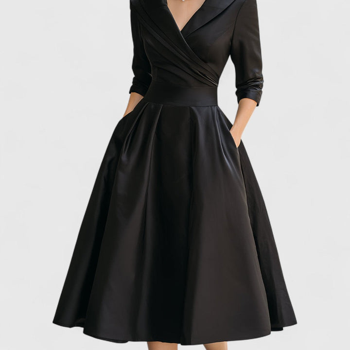 MADELINE | WRAP MIDI DRESS