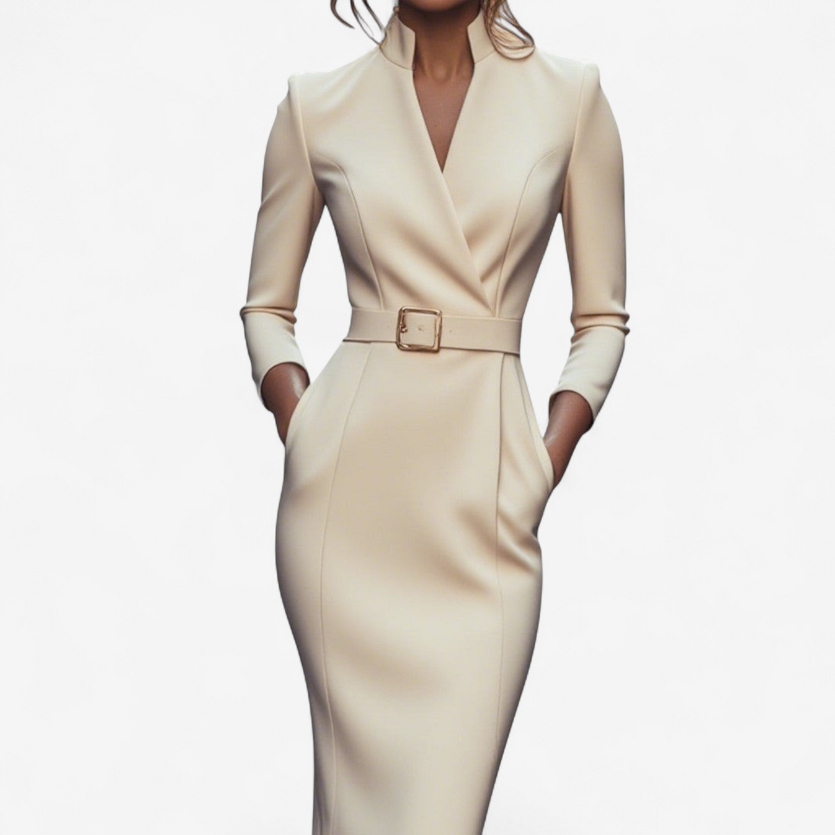 Miriam | Elegant Belted Dress