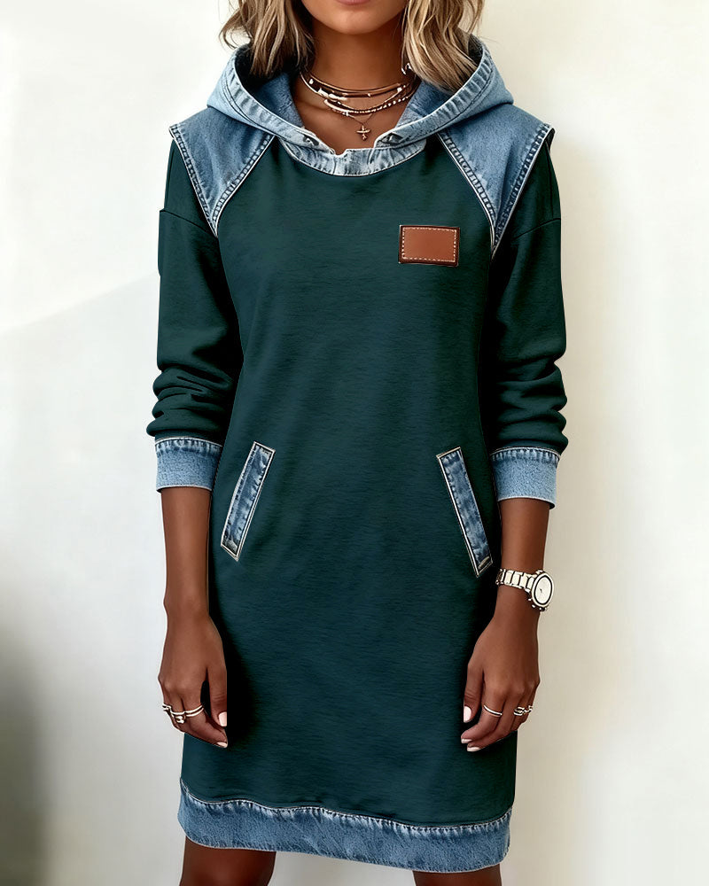 VERA | RELAXED HOODED DRESS