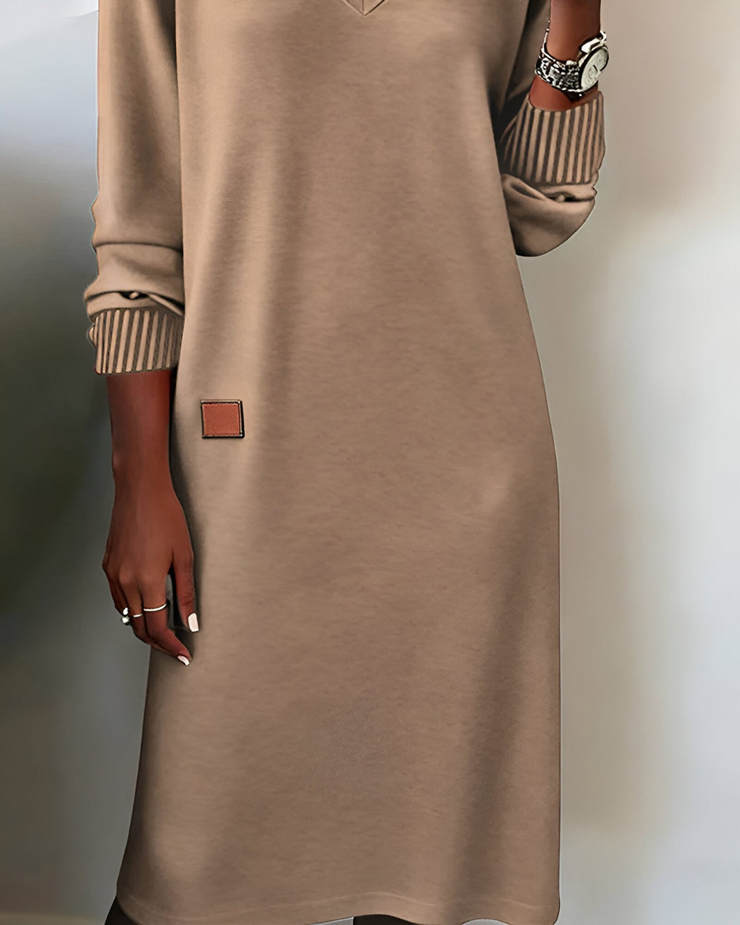 HAYDEN | CASCADING HEM DRESS