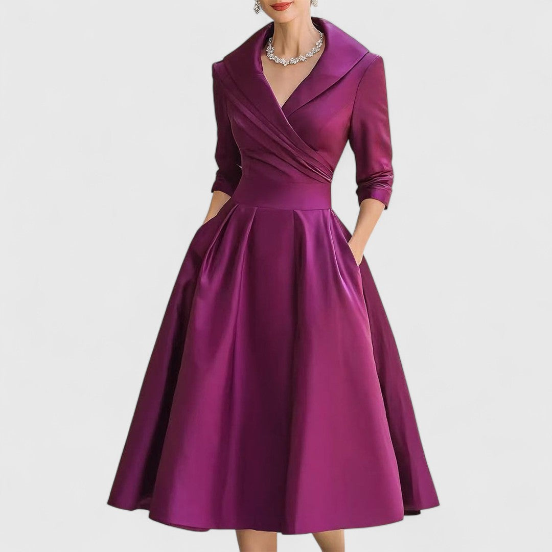 MADELINE | WRAP MIDI DRESS