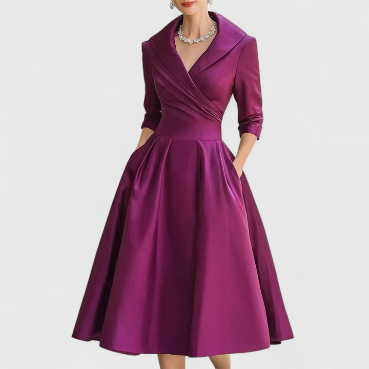 MADELINE | WRAP MIDI DRESS