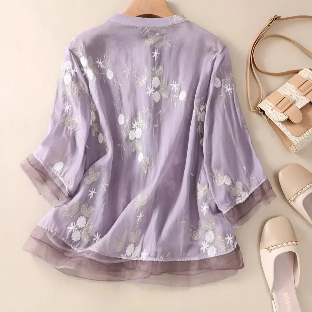 Audrey | Embroidered blouse