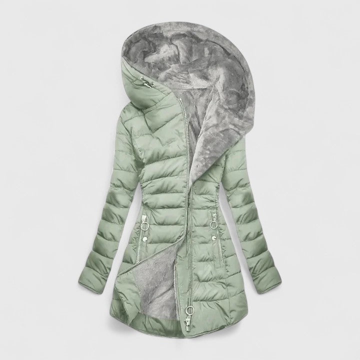 CASSIORA | COMFORTABLE FUR-LINED COAT