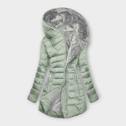 FREYA | FAUX FUR PUFFER COAT