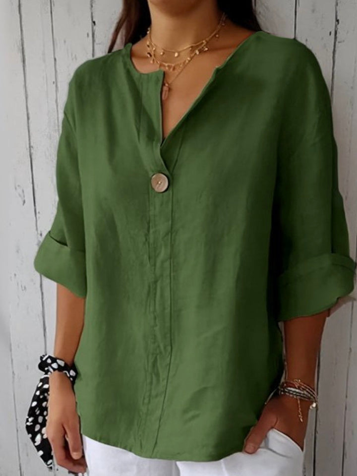 Katherine | Casual V-Neck Blouse