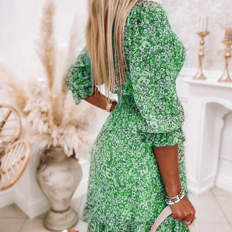 Abigail - Elegant Floral Dress