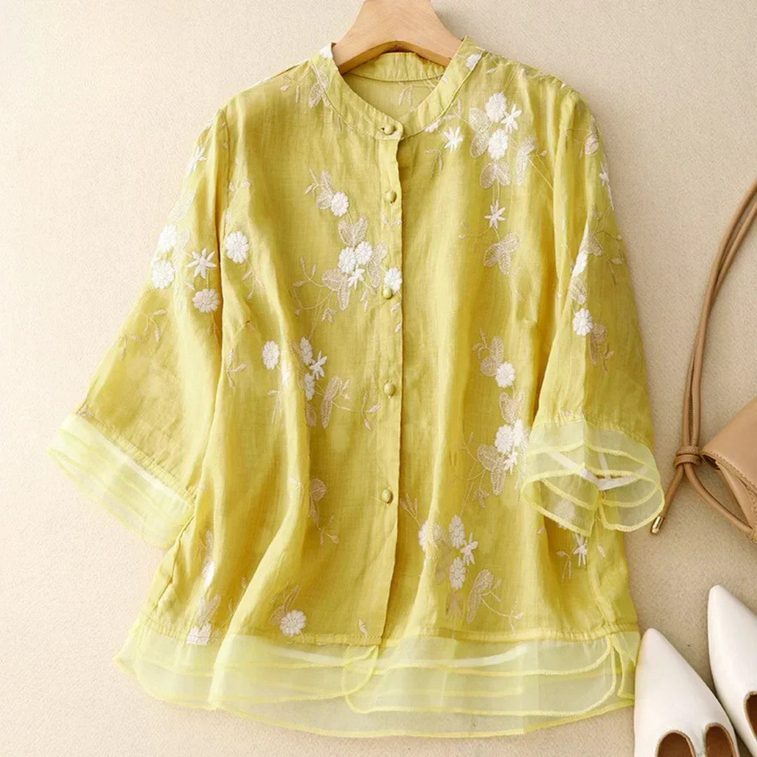 Audrey | Embroidered blouse