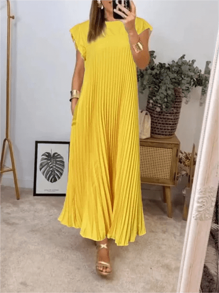 Nerina | Pleated Elegant Dress