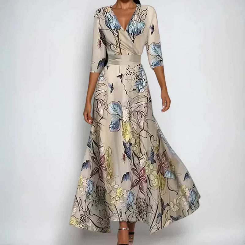 Stella - Luxury Floral Dress