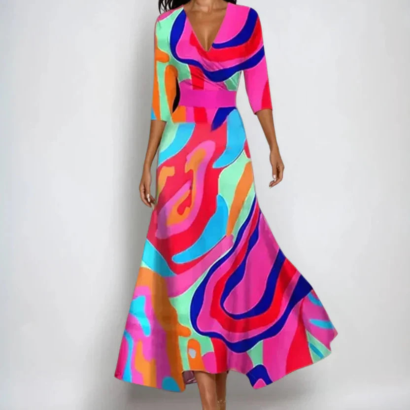Stella - Luxury Floral Dress