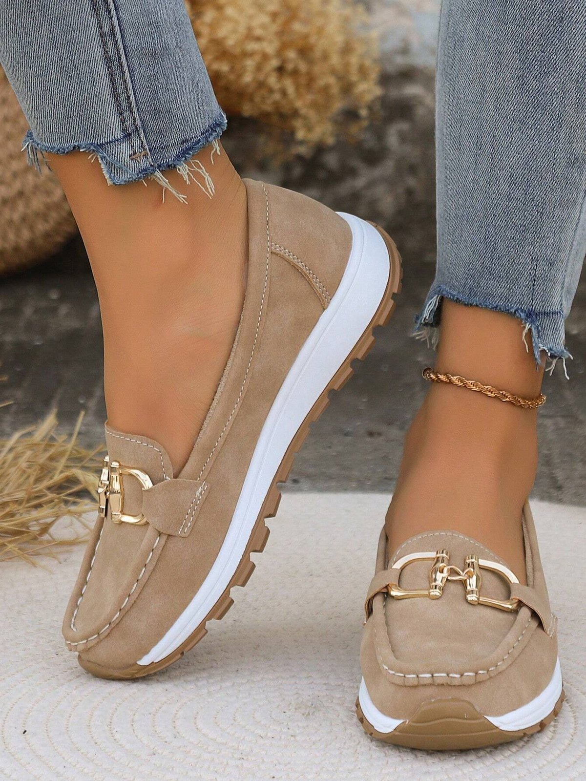 Allison - Flat Buckle Loafers