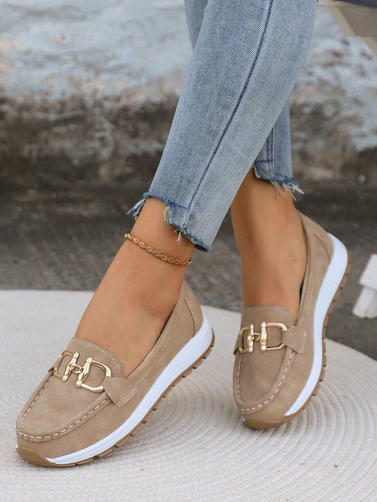 Allison - Flat Buckle Loafers