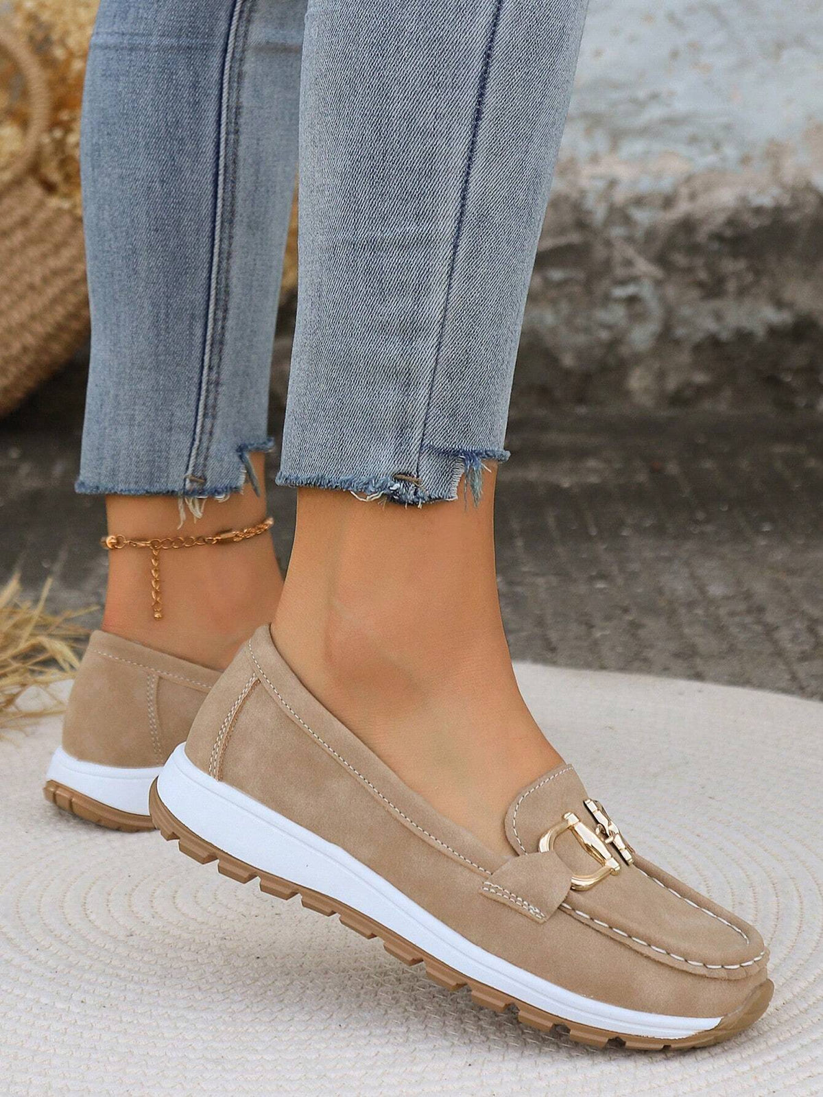 Allison - Flat Buckle Loafers