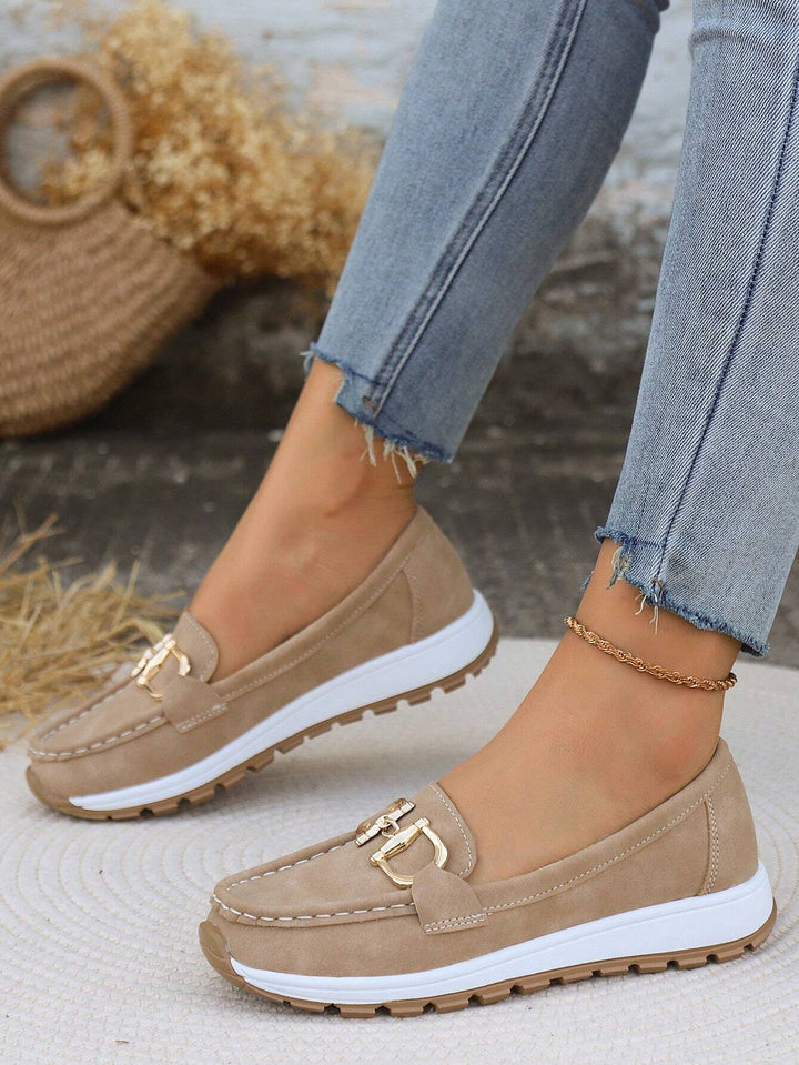 Allison - Flat Buckle Loafers