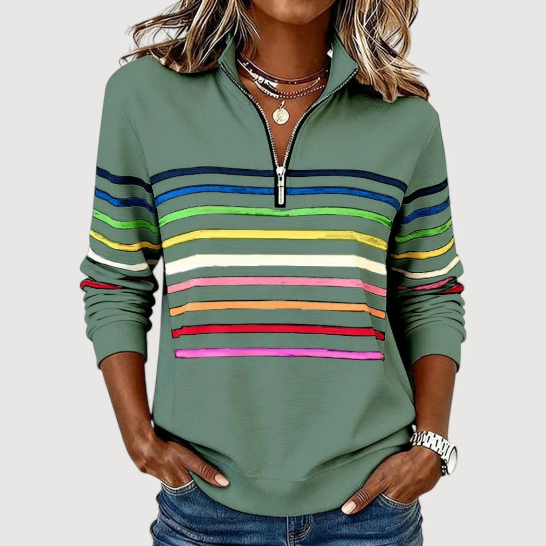 Madeline | Relaxed Zip Top