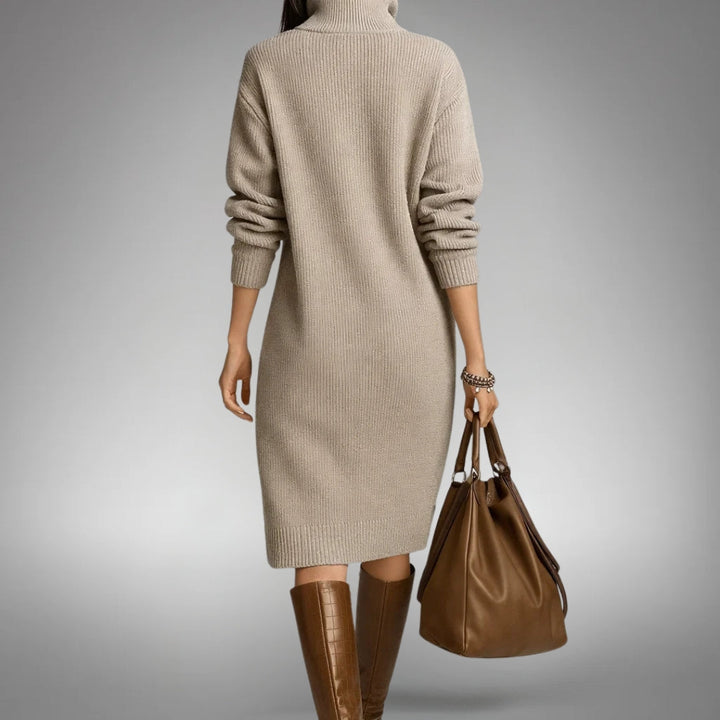 Marion | Soft Knit Button Dress