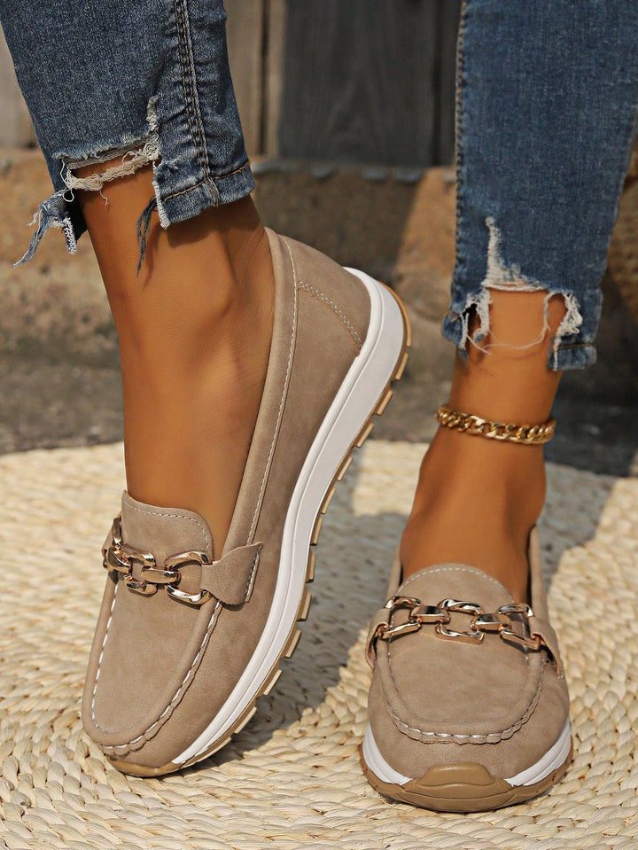 Allison - Flat Buckle Loafers