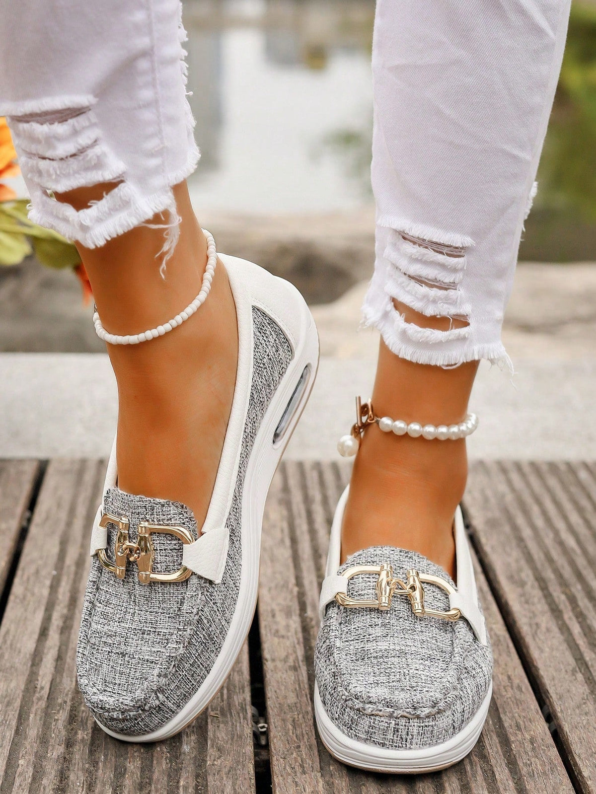 Allison - Flat Buckle Loafers