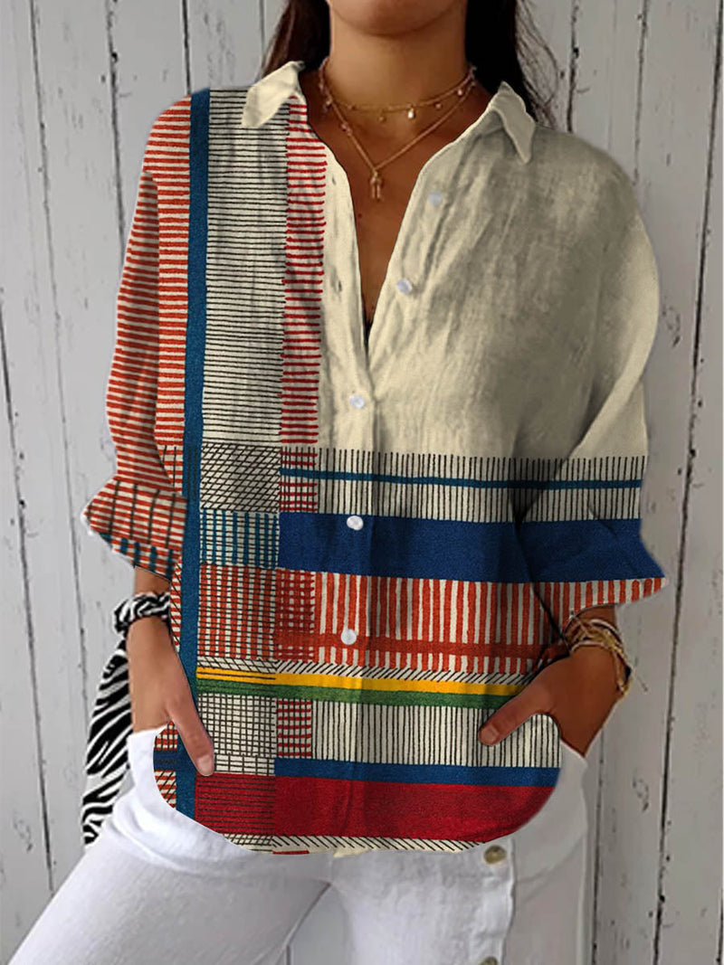 Livia | Artistic Pattern Blouse