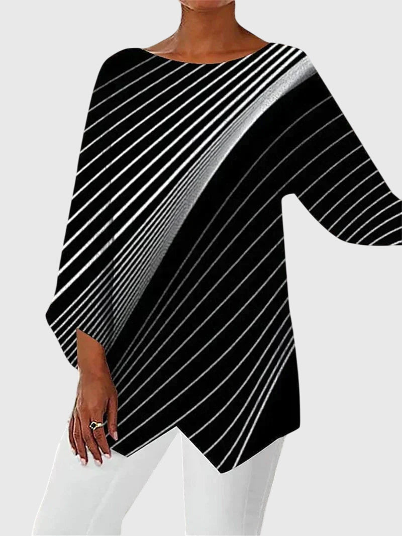 Victoria | Elegant Crew Neck Top