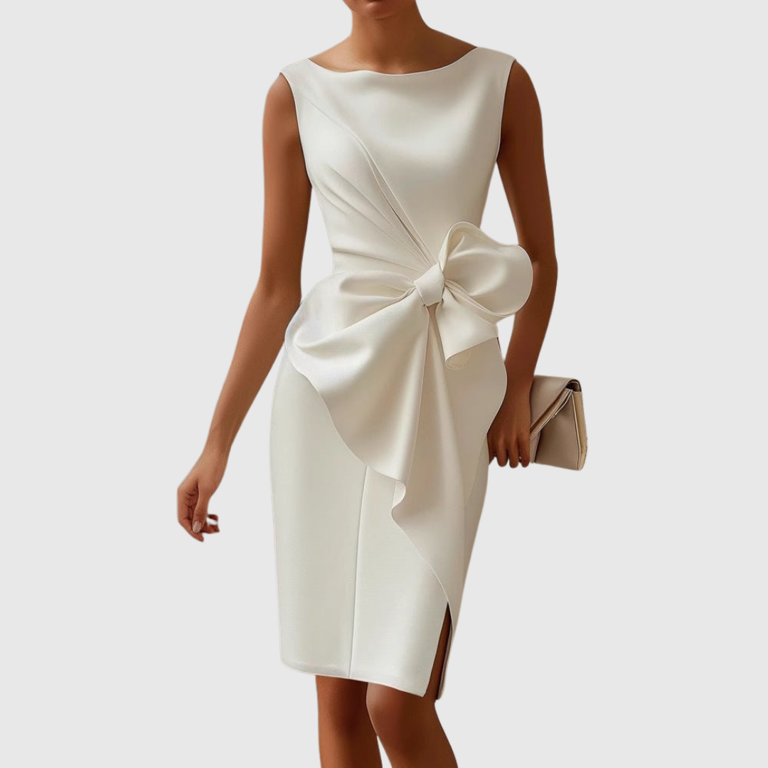 AINSLEY | TIMELESS SLEEVELESS MIDI DRESS