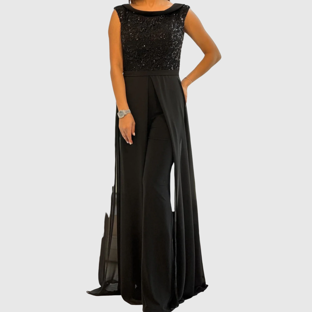 ZORAIDA QUINN | TIMELESS SLEEVELESS JUMPSUIT