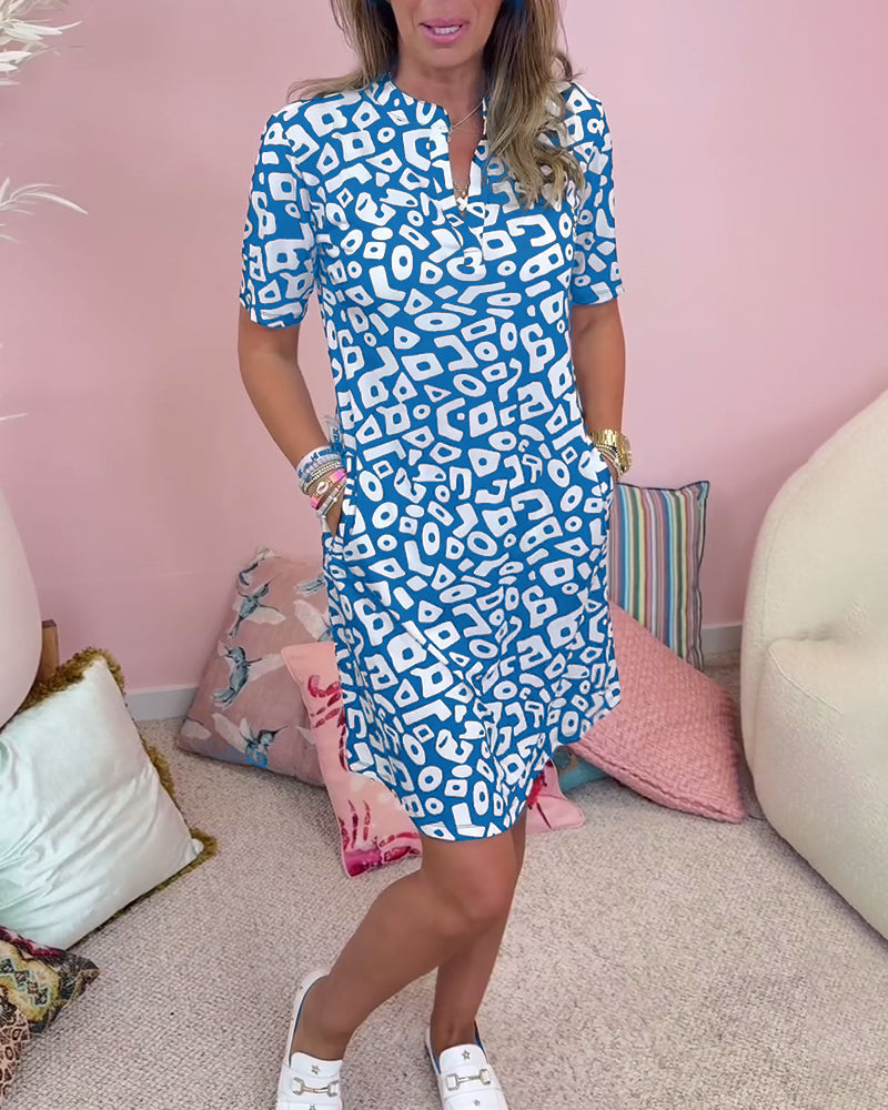 Amella | Casual Printed Dress