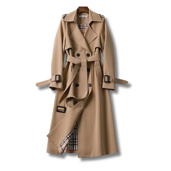 Delsie | Chic Longline Trench Coat