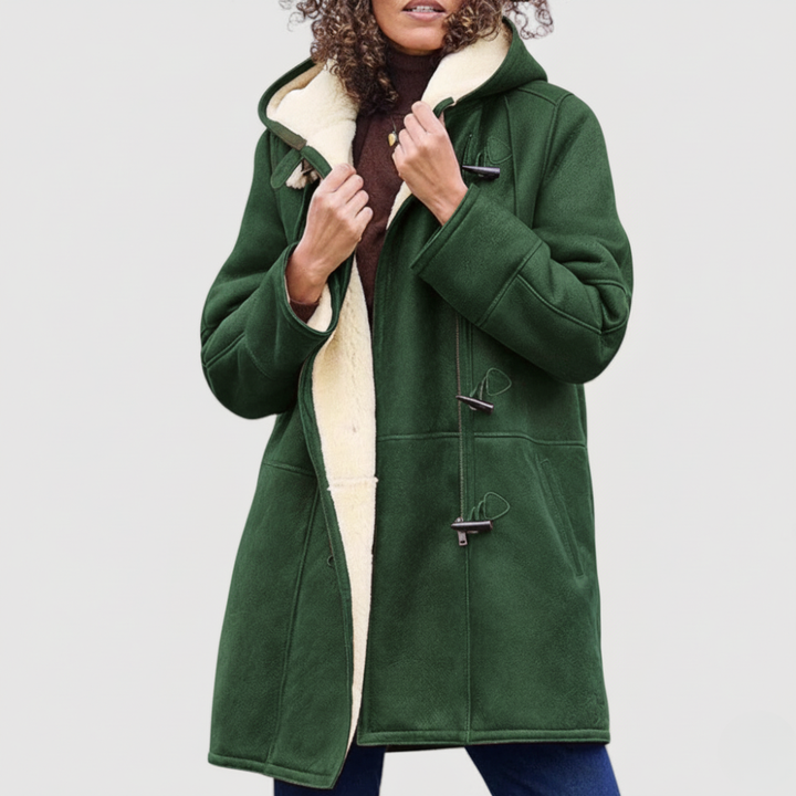 Claudia | Classic Shearling Long Coat