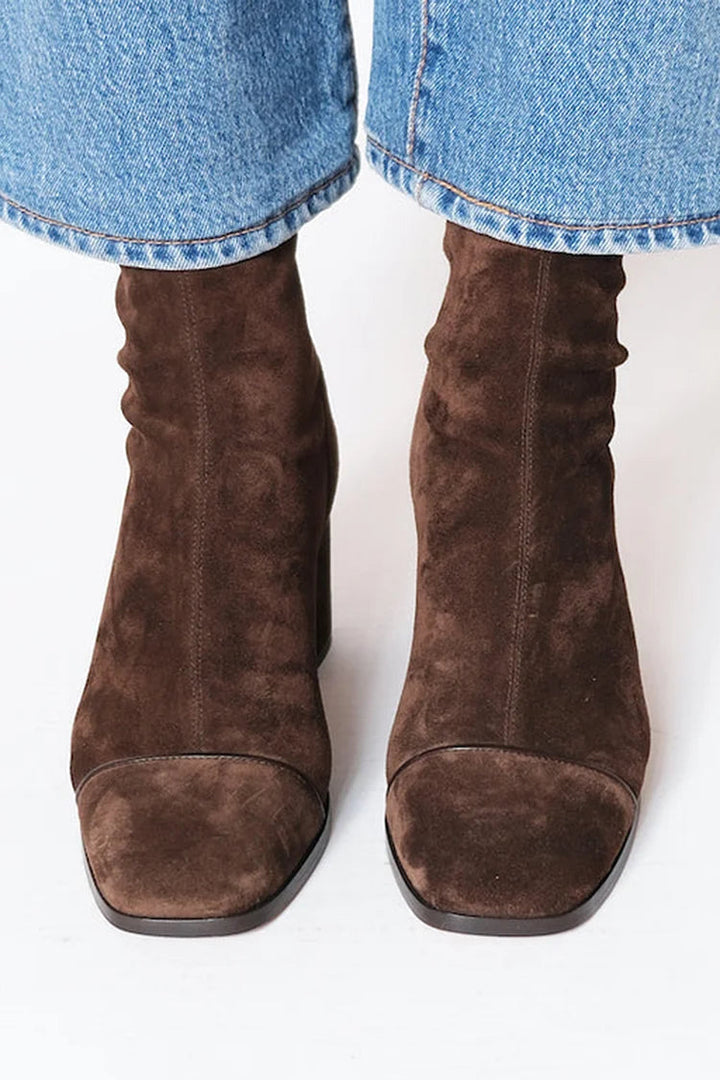 Zoey | Square toe heeled boots