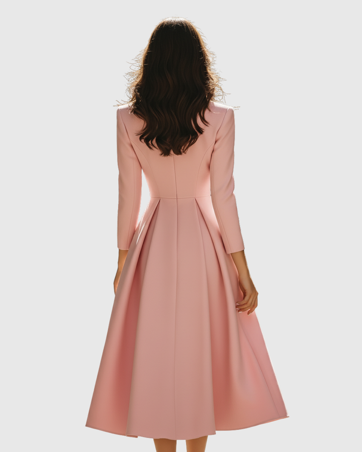 CERYTH | PLEATED BLAZER MIDI DRESS